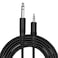 JacobsParts 5ft 3.5mm to 6.35mm (1/8" to 1/4") Male M-M TRS Stereo Aux Audio Adapter Conversion Cable for Record, Laptop, Headphones, Amplifier, Speakers