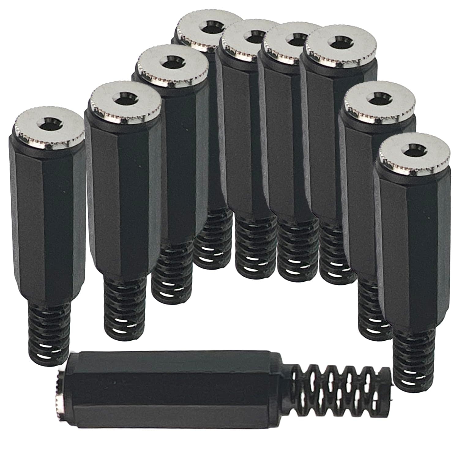 سيس Cess 2 Stereo Female Balanced Trs Plug Jack Socket Connectors Soldering Type 10 Pack 2.5 MM