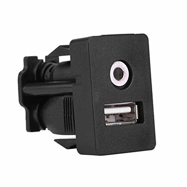 Gorgeri Square Port USB Panel Flush Mount Car Adapter