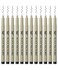 Mr. Pen- Drawing Pens for Artists, 0.3mm, 12 Pack, Black Artist pens, Micro Pens for Drawing, Ink Pens for Drawing, Sketch Pens, Micro Pen, Fineliner Pens, Bible Journaling Pens, Fine Point