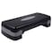 KLB Sport 27" Adjustable Exercise Equipment Step Platform For Sports &amp; Fitness (black &amp; grey)