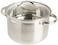 Norpro 4-Quart Steamer Cooker, 3 Piece Set, Stainless Steel
