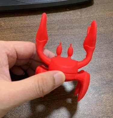 Crab Spoon Rest &amp; Steam Releaser, Silicone Spoon Rest for Stove Top,Kitchen Gifts Utensil RED