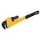 deli Pipe Wrench 18-inch, Heavy Duty Straight Adjustable Wrench, Professional Plumbing wrench tools, for Pipe, Home, Vehicle repair