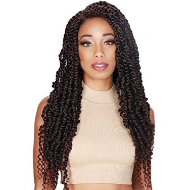 Zury Sis Synthetic Diva Lace Front Wig - H-PASSION TWIST (MIDNIGHT BLUE)