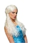Platinum Barbarian Bride Costume Wig