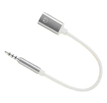 Silver 3.5mm Male to TypeC Female Audio Cable Cord 3.5mm Analog Cable Type-C Converter Earphone Adapter Compatible with MP3 Players, CD Players,Stereo Jack Cables Laptops, Tablets,Cables