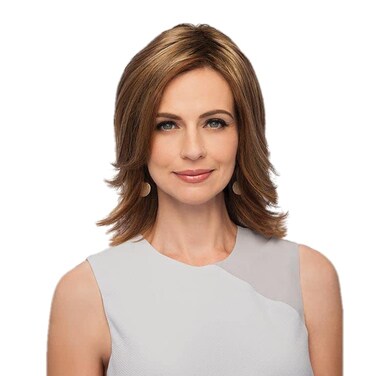 Artist Top Perfect Hair Topper Color GL8-29SS HAZELNUT - Gabor Wigs 10" Long Clip In Flexlite Synthetic Conceals Thinning Crown Head Hairpiece, eGab-TOPPER-GL8-29SS