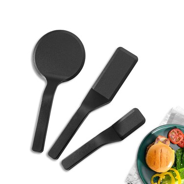 MaolanPrints 3 Piece Nylon Turner Spatula Set - 400F Heat-Resistant Non-Stick Cookies Pancake Multifunction Kitchen Utensils, Flippers for Cooking and Baking
