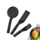 MaolanPrints 3 Piece Nylon Turner Spatula Set - 400F Heat-Resistant Non-Stick Cookies Pancake Multifunction Kitchen Utensils, Flippers for Cooking and Baking
