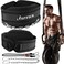 Jaffick Dip Belt of Premium Nylon Support, Gym Lifting Workout Belt for Men Women Powerlifting Weightlifting Pull Ups, Dips - 39" Heavy Duty Steel Chain and 41" Rope for Added Weight Training