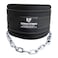 Dip Belt With Chain For Weightlifting, Pull Ups, Dips - Boost Your Upper Body Workout With Heavy Duty Steel Chain (One Size Fit, Black)