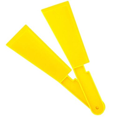 Custom Shop - Long Handle Body Filler Spatula Goop Scoop Spreader (Pack of 2) 3" &amp; 6" Wide Spread, Body Filler, Autobody Dent Repair - Use for Epoxy Resins and Acrylic Paint Pouring Art