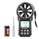 Digital Anemometer, Handheld Wind Speed Meter with Temperature Sensor, Wind Gauge Air Flow Velocity Meter with LED, MAX/MIN/AVG, Wind Measuring Tool for Sailing/Surfing/Hiking/Kite Flying