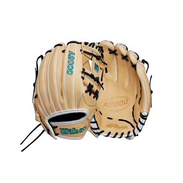 Wilson Fall 2024 A2000&Acirc;&reg; FP75 11.75&acirc;&euro; Fastpitch Infield Glove - Right Hand Throw, Blonde/Black/Teal