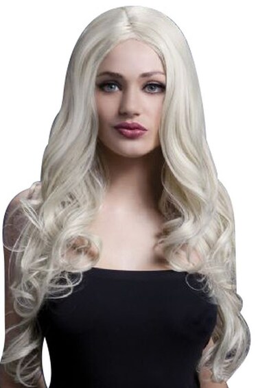Smiffys womens Fever Rhianne Costume Wig, Blonde, One Size US