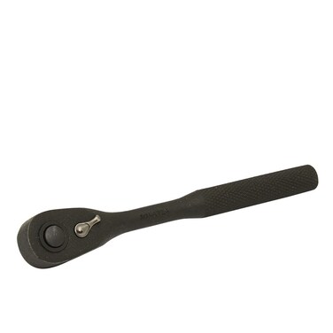 URREA Socket Wrench - 7" Reversible Ratchet with 3/8" Drive &amp; Black Oxide Coating - 5249B