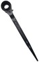 Edinstry 24/27mm Black 12 Point Scaffold Ratchet Podger Spanner Ratcheting Socket Wrench Quick Release Spanner