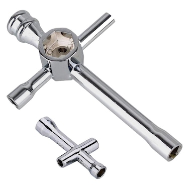 Share Goo Aluminium Cross Wrenches Sleeve 4mm 5mm 5.5mm 7mm 8mm 10mm 12mm 17mm Glow Plug Socket Hex Driver Hexagon Spanner Wheel Repair Tools for RC Car Truck Crawler