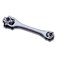 NUZAMAS 8-In-1 Flexible Dog Bone Multi Functional Hexagon Socket Wrench with Magnet 12-19mm 360 Degree Rotating Head