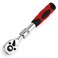ChgImposs 1/4" Drive Standard Ratchet Wrench, Flexible 72-Tooth Extendable Telescopic Socket Spanner Wrench Allen Key Length Hand Tools