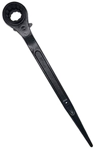 22/24mm Black 12 Point Scaffold Ratchet Podger Spanner Ratcheting Socket Wrench Quick Release Spanner