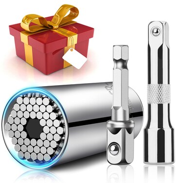 Gifts for Men Universal Socket Tools, Super Socket Wrench Repair Tool, Professional Multi-Function Socket Tool from Wife Daughter Son to Dad Husband Boyfriend on Christmas, Birthday, Father's Day