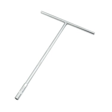 uxcell Silver Tone 7mm T-Handle Hex Socket Reach Wrench Spanner for Motorcycle Car