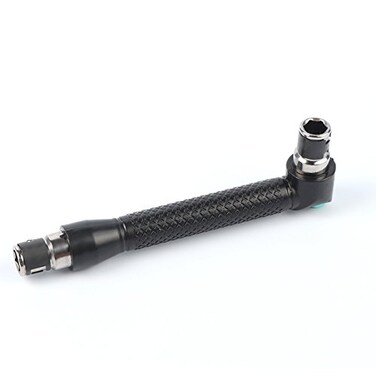 HOHXEN Socket Wrenches 1/4-Inch Drive L-Shaped Wrench Extension Handle Double Head Hex Wrench Mini Screwdriver and Bit Set