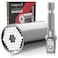 GUARDMAN Universal Socket Tools Fathers Day Gift Stocking Stuffers for Men Gadgets Grip Power Drill for Car Ratchet Socket Set Wrench Cool Stuff Husband Gifts Sets for Him Dad (7-19mm)