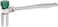 Wright Tool #4482 Pear Head Contour Handle Scaffold Wrench Soft Face Hammer Head Single Pawl, Silver