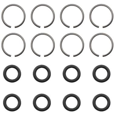 WHYHKJ 8 Sets 1/2" Impact Wrench Socket Retainer Rings with O-ring Impact Wrench Tool Parts and Accessories