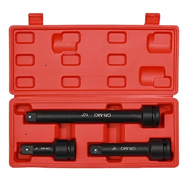 Mayouko 3PCS 3/4" Drive Impact Extension Bar, 4",6",10", Impact Wrench Extensions, CR-MO
