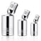 3PCS Universal Joint Socket Set, 1/4&acirc;&euro; 3/8&acirc;&euro; 1/2&acirc;&euro; Drive Swivel Socket Adapter Set, Premium Chrome Vanadium Steel Universal Joint Socket Adapter Suitable for Narrow Spaces- Tiosamd