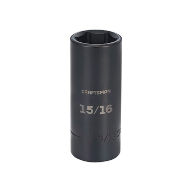 CRAFTSMAN Impact Socket, Deep, SAE, 3/8 in. Drive, 15/16 in. (CMMT15983)