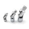 heyous 3pcs Universal Joint Set, 1/4, 3/8 &amp; 1/2 in. Drive, Flexible Ratchet Angle Extension Bar Socket Adapter