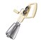 Kings County Tools White Manual Hand Mixer   Egg Beater with Crank   Non-Electric Kitchen Whisk   Fast Rotary Action   Made in Italy