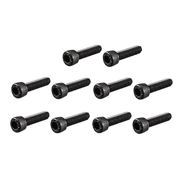 uxcell M5 x 20mm 12.9 Alloy Steel Hex Socket Head Cap Screws Bolt Black 30pcs