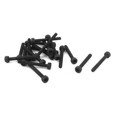M2 x 16mm 12.9 Alloy Steel Hex Socket Head Cap Screws Bolt Black 20pcs