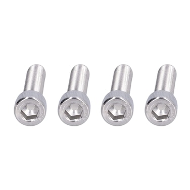 Hex Bolt, 1.25mm Fine Pitch M10 4Pcs Socket Screw Bright Finish -70 Stainless Steel for Construction for DIY Jobs for Automotive Industry(M10*40)