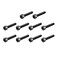 uxcell M5 x 25mm 12.9 Alloy Steel Hex Socket Head Cap Screws Bolt Black 30pcs
