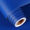 FunStick Royal Blue Wallpaper Stick and Peel Matte Blue Contact Paper Peel and Stick Blue Self Adhesive Wallpaper Solid Blue Removable Wall Paper Roll for Cabinet Desk Dresser Shelves Thick 12&quot; x 200