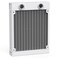 CLYXGS Water Cooling Radiator, 12 Pipe G1/4 Thread Heat Row Radiator 12 Pipe Aluminum Heat Exchanger Radiator for PC CPU Computer Water Cool System 120mm White