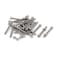 uxcell M3x28mm Hex Socket Head Knurled Cap Screws Bolts Nuts Set 20Pcs