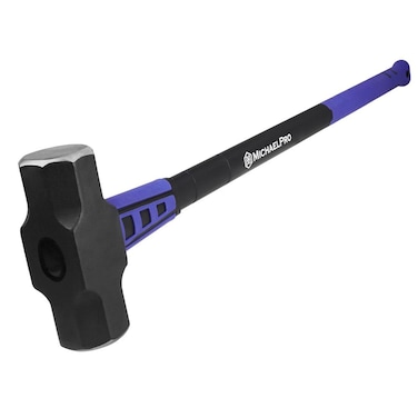 MichaelPro 10 lb Sledge Hammer, 36-Inch Ultimate Shock Absorbing Fiberglass Handle, Gives You All the Leverage You Need   MP004018