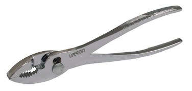 Urrea Slip Joint Pliers - 8" 2-Position Jaw Pliers with Durable Chrome Finish &amp; Reinforced Tip - 278