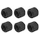 Dracaena 6 Pack G1/4" Thread to 14mm Outer Diameter, Hard Tubing Compression Fitting with high Body Design for Computer Water Cooling System, Black