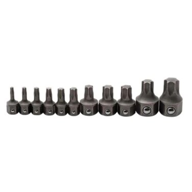 GEARWRENCH 11 Pc. Torx Insert Bit Set for 6 &amp; 12 Pt. Wrenches - 81560