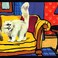 CONCORD WALLCOVERINGS &acirc;&bdquo;&cent; Wallpaper Border Featuring Cats Kids, Red Blue Green Yellow Orange Brown, 6 Inches by 15 Feet BB3033A