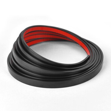 Wowstar 10 Ft Peel and Stick Trim, Molding Trim for Walls, Edges, Borders, Window Frames, Backsplash Tiles, Flexible and Self Adhesive Trim, Black